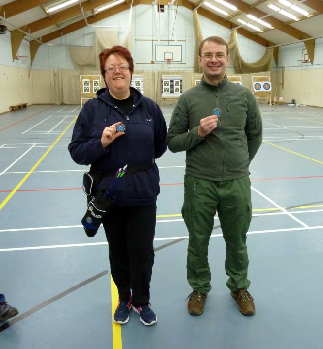 Alison and Bart 2nd Place Barebow Winners