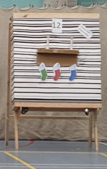 Christmas fireplace target