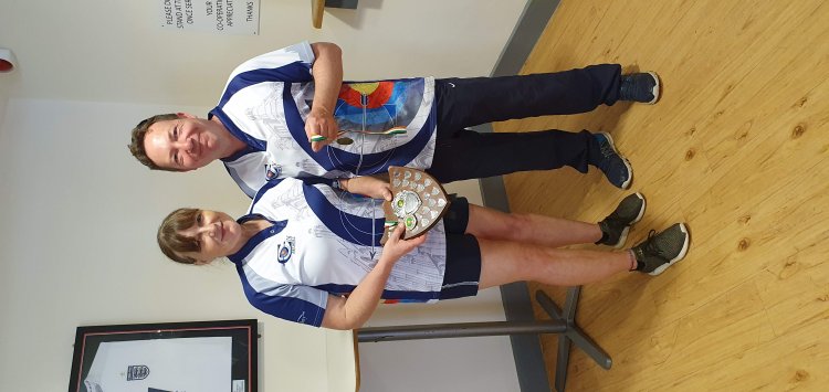 1st Place Ladies Barebow: Louise1st Place Mens Barebow: Daniel